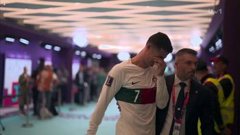 El desconsolado llanto de Cristiano Ronaldo en lo que fue su ultimo partido en un Mundial