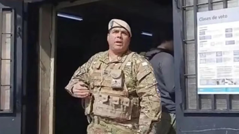 Incidente electoral: Gendarme insta al voto en blanco por falta de boletas en las PASO 2023