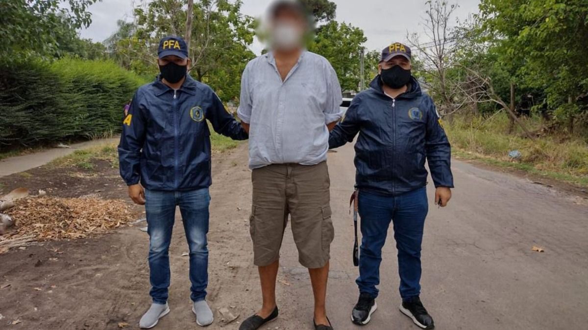 Detuvieron al hijo de un exfuncionario del gobierno de Carlos Menem que estuvo prófugo tres años. (Foto: Ministerio de Seguridad de la Nación)