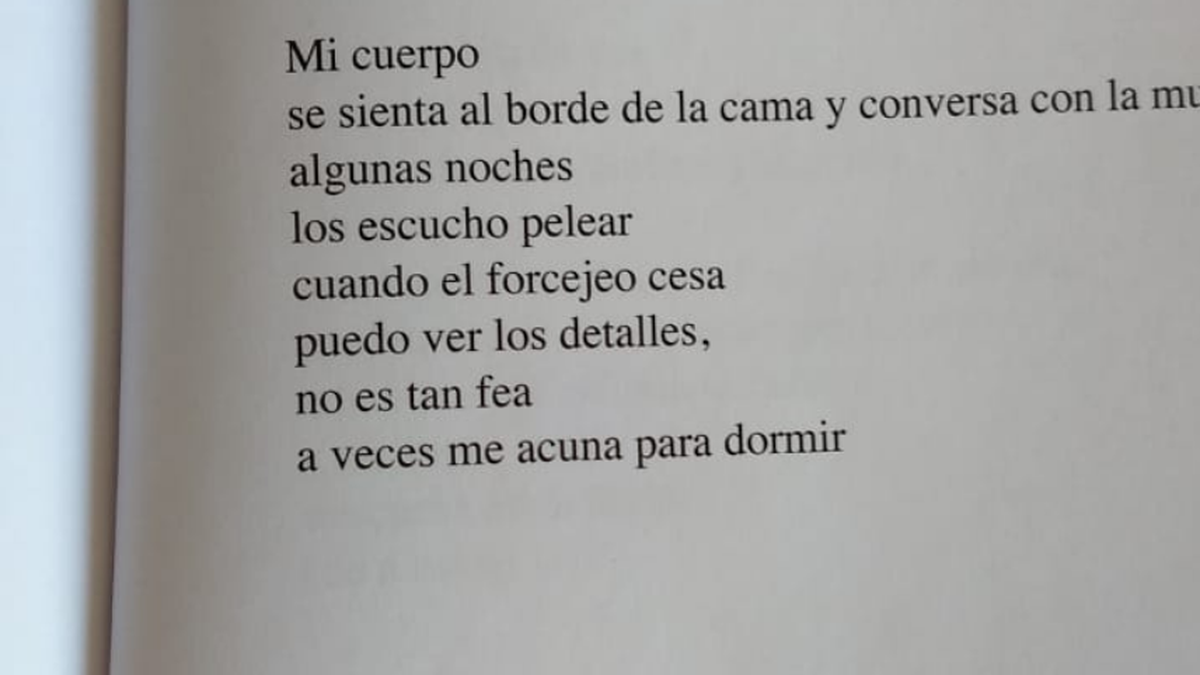 Karina volcó su vida a la poesía