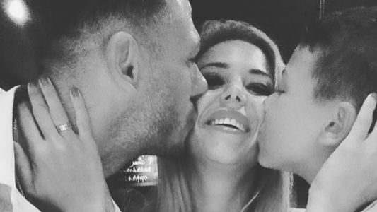 Eva Anderson y Demichelis eligiieron el nombre del bebé con la ayuda de sus hijos