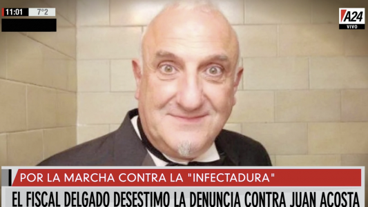 Desestiman la denuncia contra Juan Acosta como presunto organizador de la marcha contra la infectadura