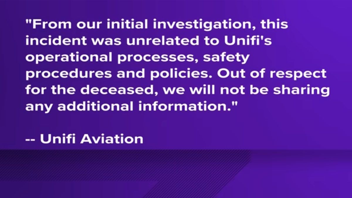 La empresa que presta el servicio de pista a los aviones dio a entender que se trató de un suicidio. (Foto: UNIFI Aviation) La empresa que presta el servicio de pista a los aviones dio a entender que se trató de un suicidio. (Foto: UNIFI Aviation)