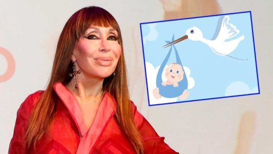 A los 73 años Moria Casán anunció que volverá a ser madre