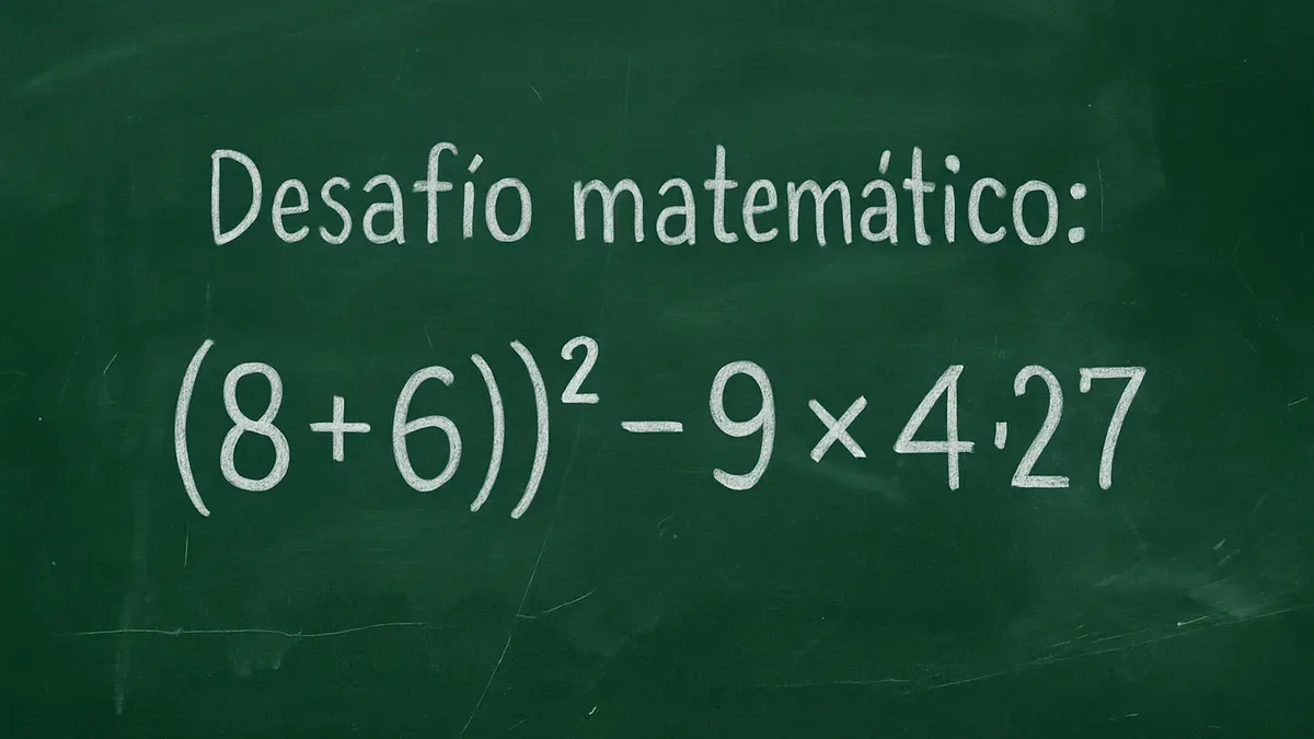 La regla esencial para resolver este desafío matemático es conocido como PEMDAS (por sus siglas en inglés) o jerarquía de operaciones.