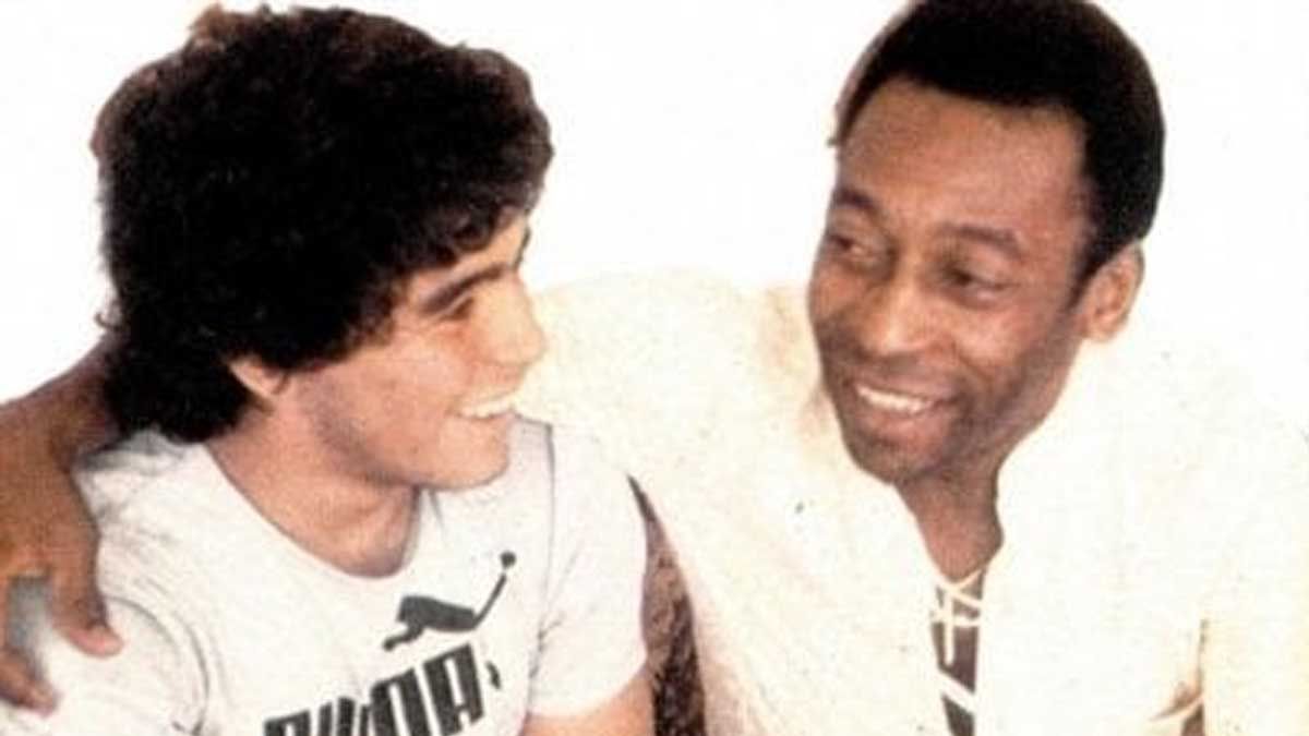 Maradona y Pelé