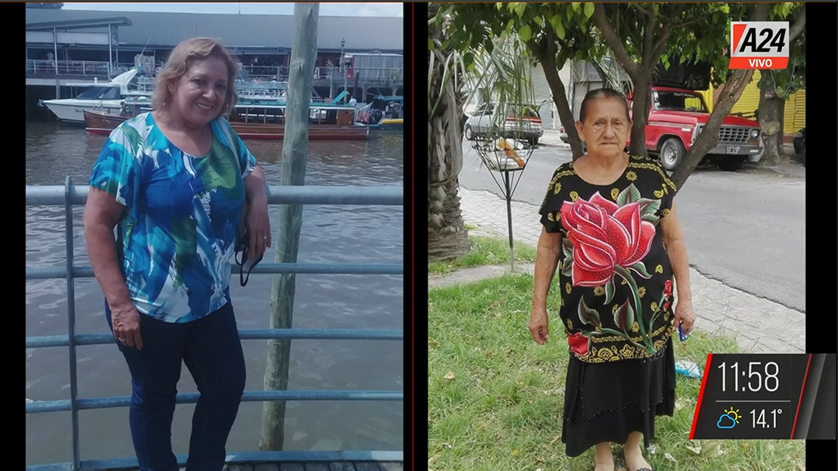 Femicidio: Una mujer de 84 años y su hija de 60 fueron encontradas esta mañana asesinadas a puñaladas (Foto: captura de TV).