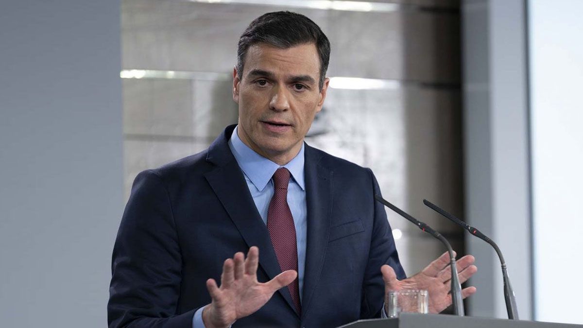 El presidente del gobierno, Pedro Sánchez, anuncia que España se prepara para considerar al coronavirus como enfermedad endémica y dar por superada la pandemia ( Foto: Moncloa)