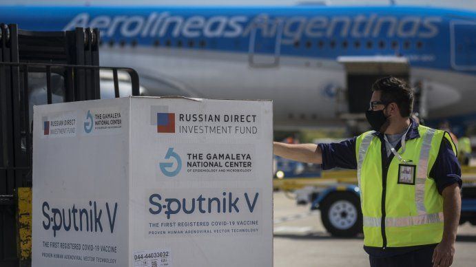 Sputnik V: partió el decimoquinto vuelo a Rusia en busca de más vacunas