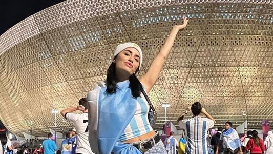 El video del descontrolado festejo de Lali Espósito luego del triunfo de Argentina