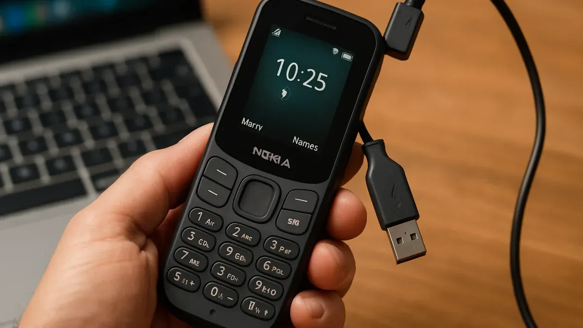 El celular anti-smartphone de Nokia: batería de 40 días y carga para otros equipos. (Imagen ilustrativa)