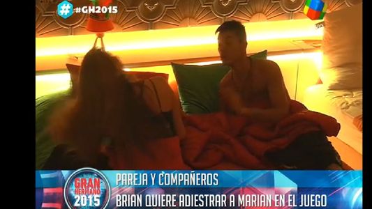 “Gran Hermano 2015”: Brian quiere adiestrar a Marian en el juego
