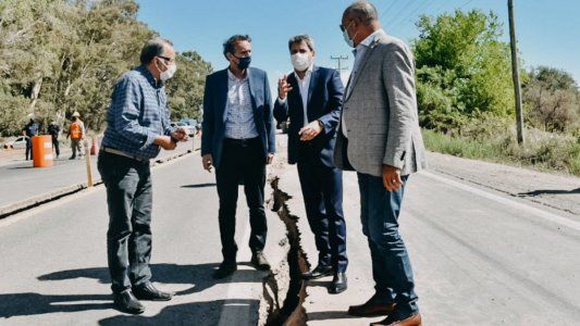 Sismo en San Juan: Katopodis y Uñac evaluaron obras para la reparación de Ruta 40