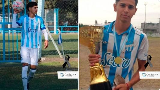 Conmoción por la muerte de un joven futbolista de Atlético de Tucumán