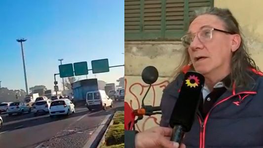 Impactante robo a la motocam de El Trece y TN: el video