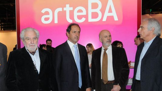 Daniel Scioli recorrió hoy la Feria de Arte Contemporáneo Arte BA 2013