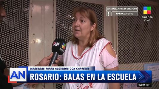 Exclusivo América Noticias | A un mes de la llegada de los gendarmes, balearon una escuela en Rosario
