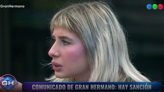 Paloma recibió una dura sanción de Gran Hermano por romper las reglas del juego