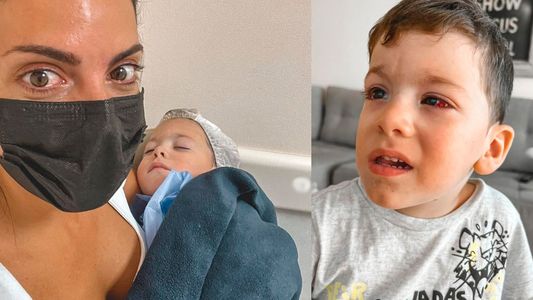 Operaron al hijo de dos años de Belu Lucius: Se detuvo el mundo