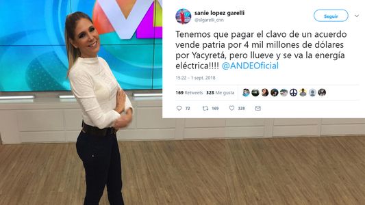 Sanie López la pifió con un tuit... y las burlas no se hicieron esperar