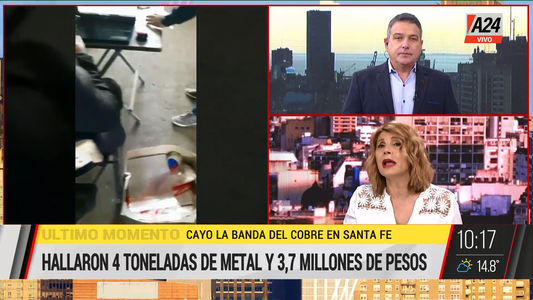 Cayó una banda que robaba y vendía cobre en Santa Fe