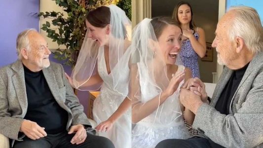 Tiene Alzheimer y reconoció a su hija minutos antes de su casamiento