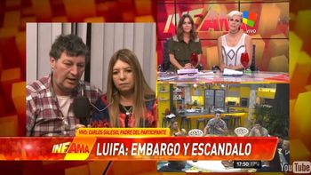 El padre de Luifa relativizó su problema judicial y ya lo ve en la final