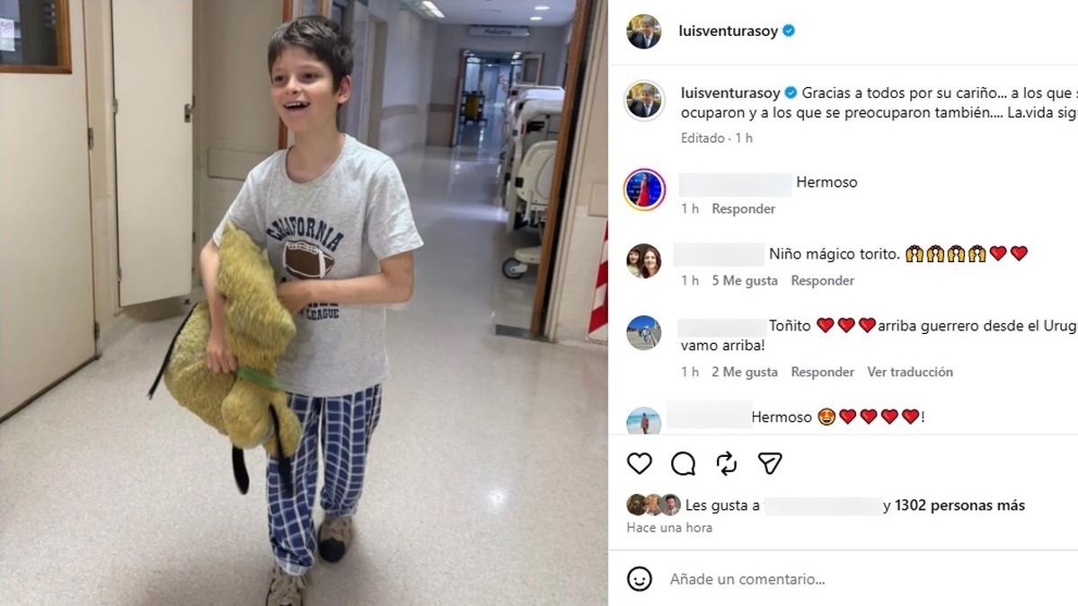 IG Luis Ventura - Antonio dado de alta tras una semana internado