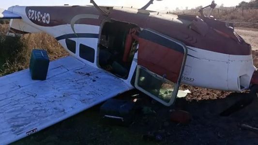 Detuvieron en Bolivia al dueño y al piloto de la avioneta que cayó con más de 300 kilos de cocaína en el Chaco