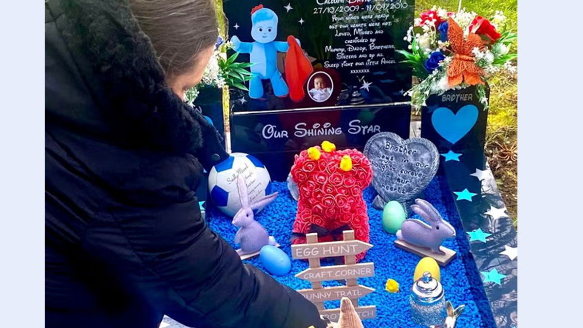 El bebé Callum murió de neumonía en 2010. (Foto: Gentileza The independent)