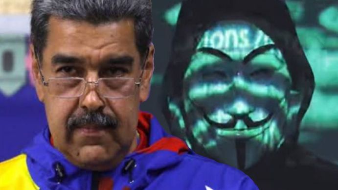 Anonymous le declaró la guerra a Nicolás Maduro y ya le dedicó su primera venganza