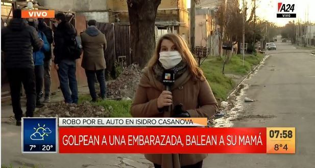 Isidro Casanova: salvaje ataque a una embarazada y balean a la madre