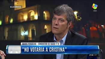 Majul le preguntó a Pergolini si votaría a Cristina Kirchner y esto contestó el prestigioso conductor