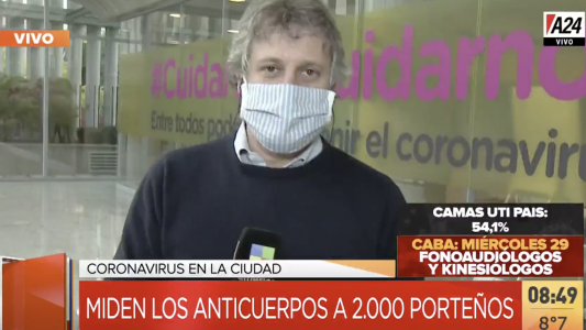 La Ciudad realizará testeos por coronavirus en 2000 domicilios porteños