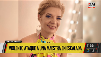 Brutal ataque y robo a una docente en Remedios de Escalada. (Captura de Tv) Brutal ataque y robo a una docente en Remedios de Escalada. (Captura de Tv)