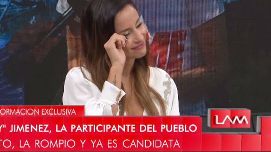 Lourdes Sánchez se quebró al aire luego de escuchar los elogios de Moria Casán
