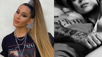 Jimena Barón compartió una llamativa foto con un hombre tatuado en la cama: te contamos quién es