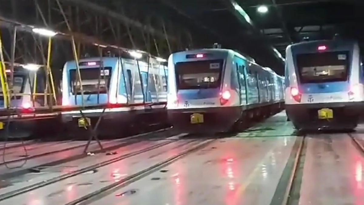 El servicio del tren Sarmiento estuvo interrumpido desde temprano por una medida de fuerza (Foto: archivo).