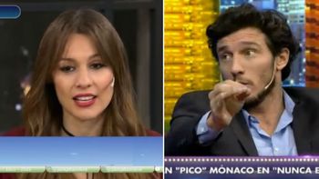 Pampita mostró su enojo por el juego que le plantearon a Pico en un programa
