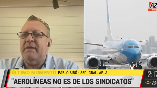 El sindicalista Pablo Biró aclaró sus dichos sobre Aerolíneas Argentinas: Tuve una frase poco feliz
