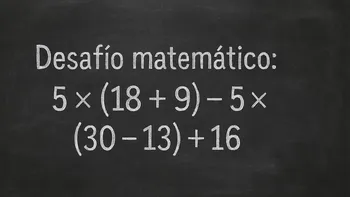Desafío matemático: ¿en cuánto tiempo podés resolver la cuenta?