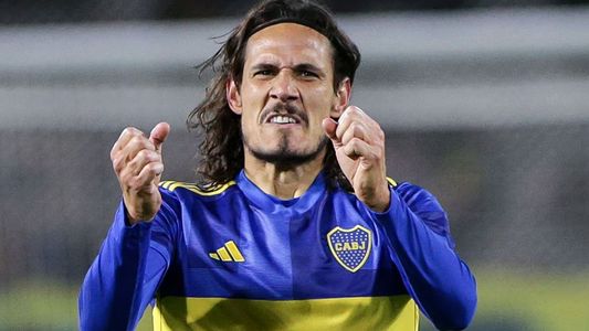 El llamativo video de Cavani después del empate entre Boca y Lanús