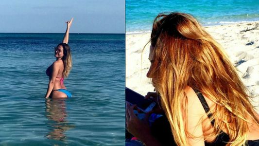 Belén Francese, diosa en las playas de Miami: Fui de vacaciones una semana