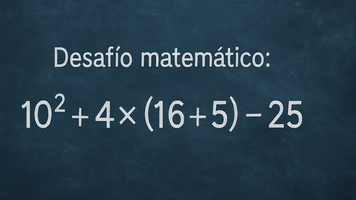 La regla esencial para resolver este desafío matemático es conocido como PEMDAS (por sus siglas en inglés) o jerarquía de operaciones.