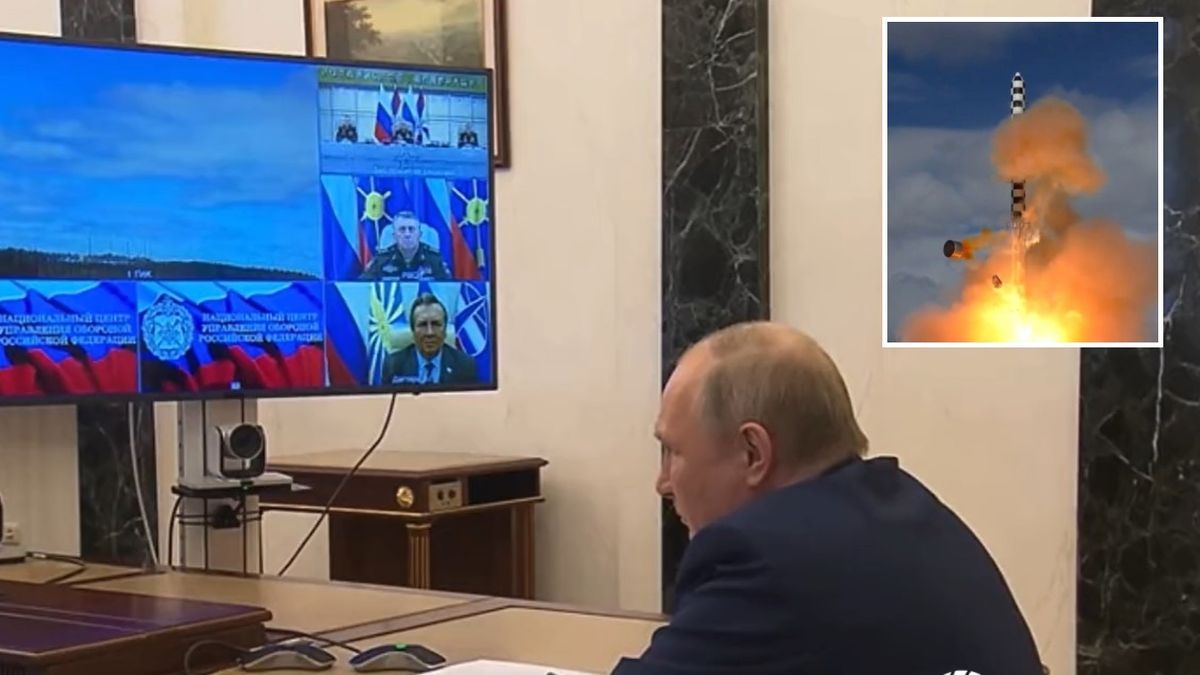 Putin celebró la prueba exitosa de un misil balístico