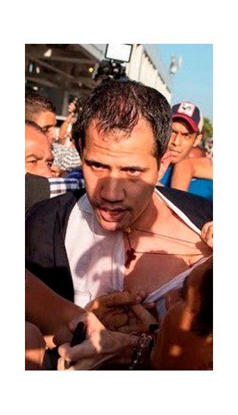 Guaidó tuvo un regreso tumultuoso a Venezuela y denunció la desaparición forzada de su tío