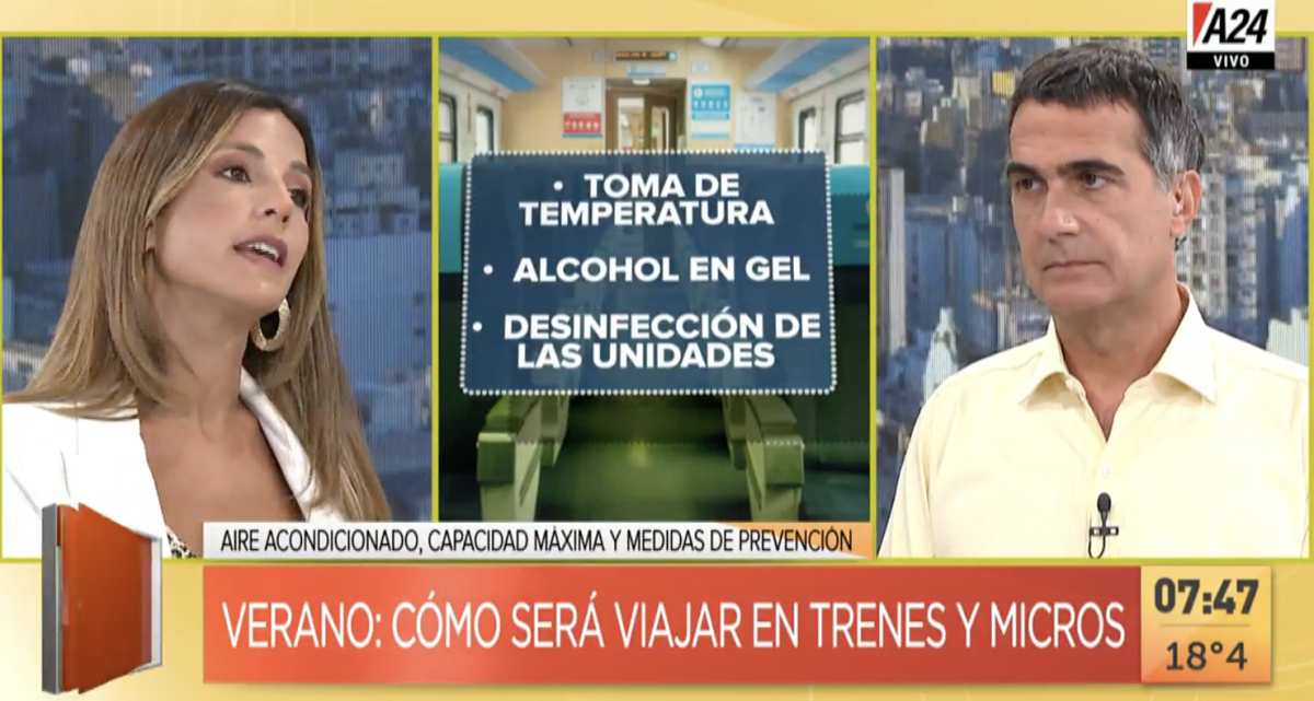 Cómo será viajar en trenes y micros de media y larga distancia durante las vacaciones
