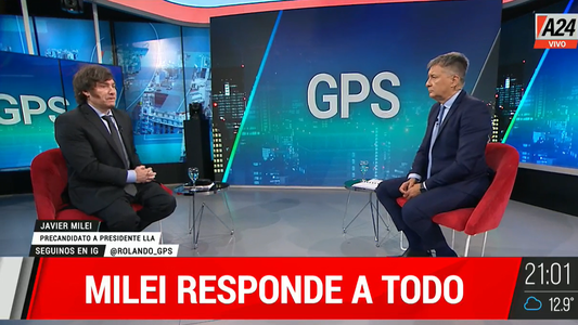 Exclusivo GPS | Javier Milei adelantó algunas de las medidas que tomaría si resulta electo: Eliminar el banco central es fundamental