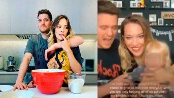 Luisana Lopilato y Michael Buble mostraron la carita de su hija Vida
