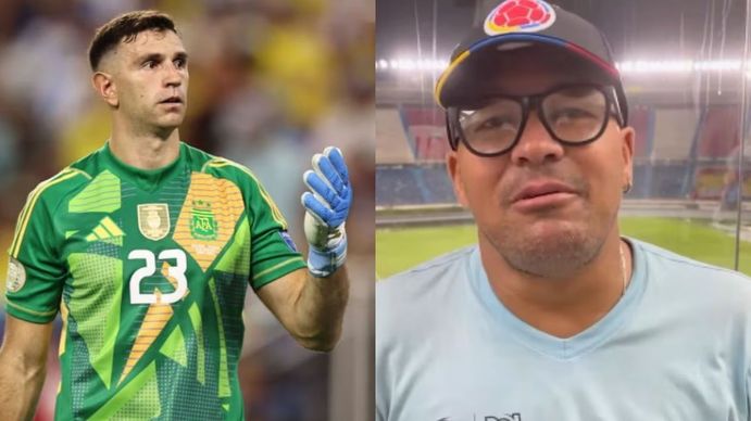 El llamativo mensaje del camarógrafo que se cruzó con el Dibu Martínez